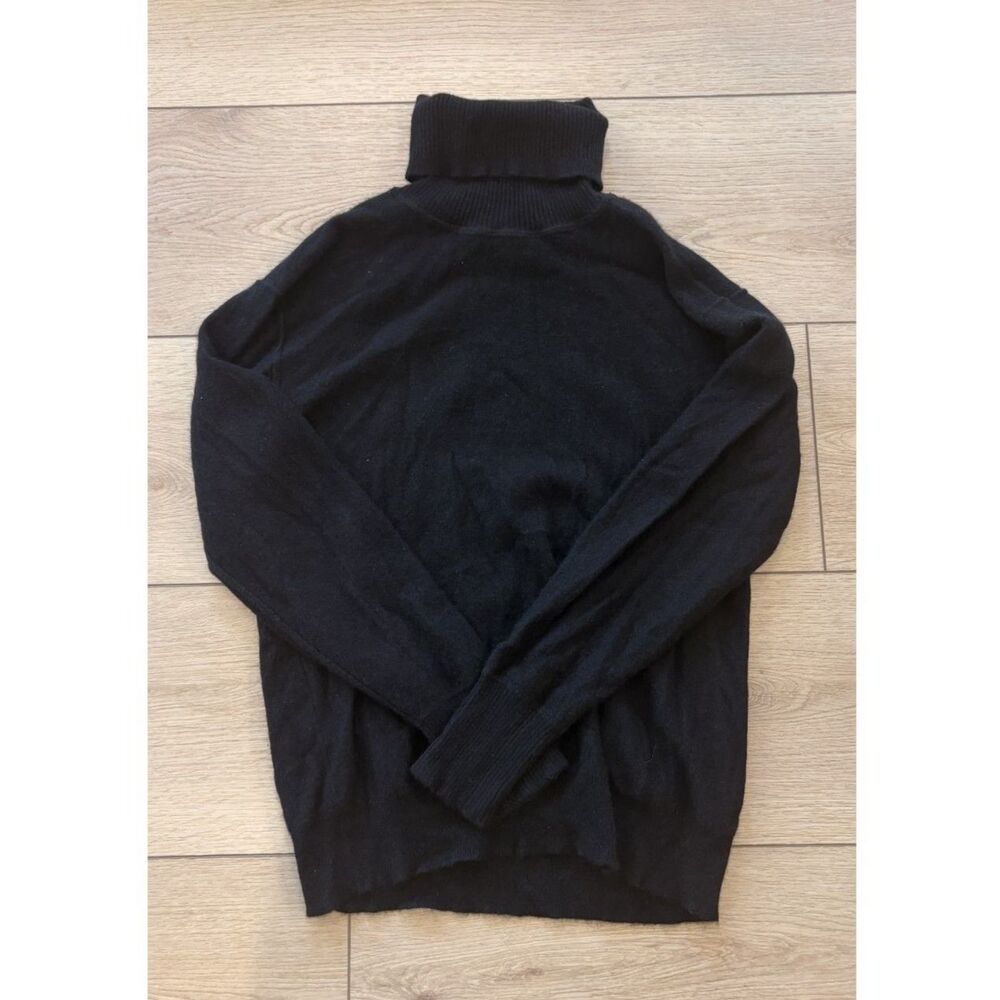 Free People 100% Cashmere Turtleneck Sweater Black Size Small